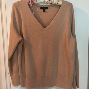 Banana Republic Wide V-Neck Sweater Top - XL